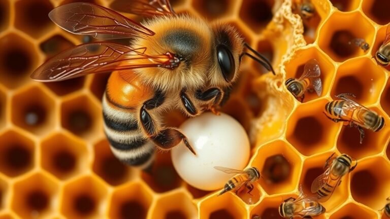 queen bee egg production