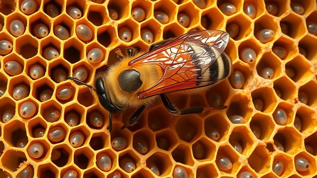queen bee egg production