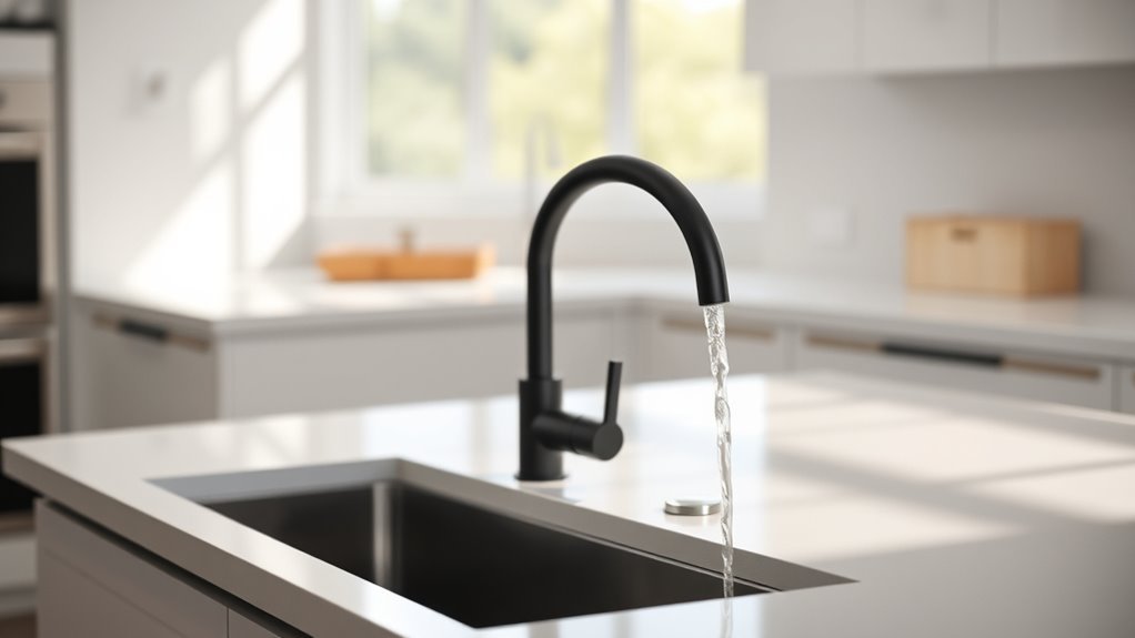 quiet durable kitchen faucet