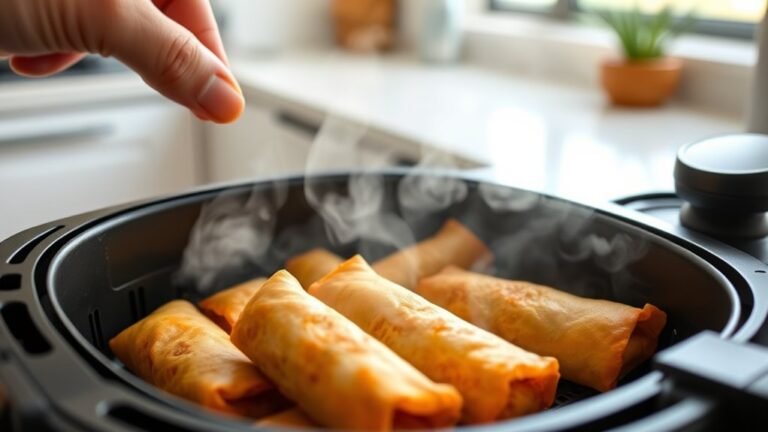 reheat egg rolls quickly