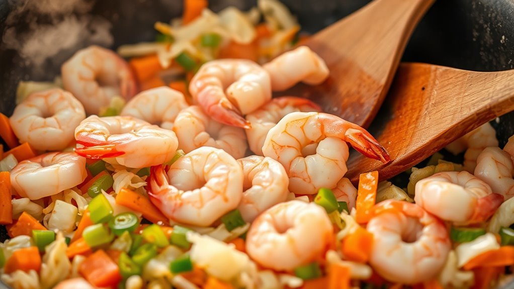 saut shrimp stir fry veggies