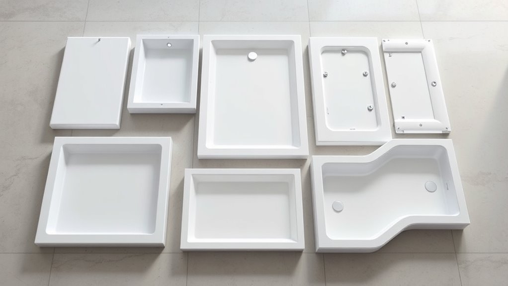 shower pan and door compatibility