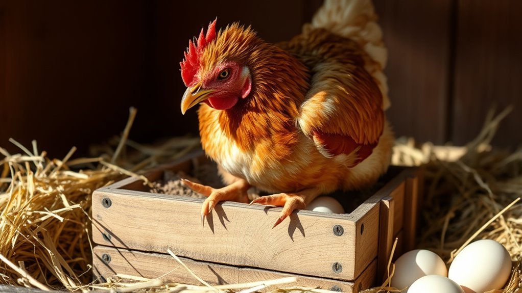 signs of hen pain