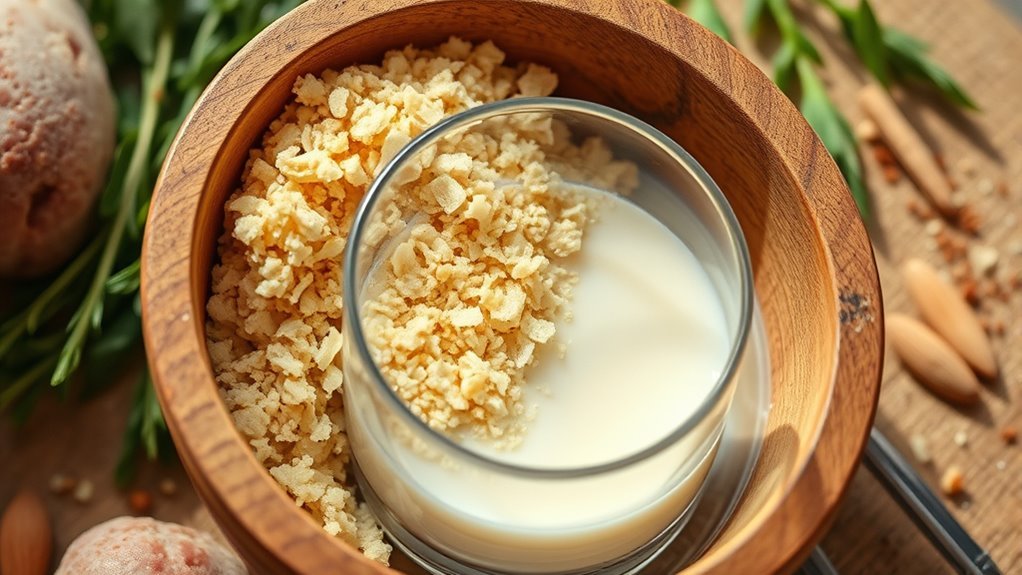soak breadcrumbs in milk