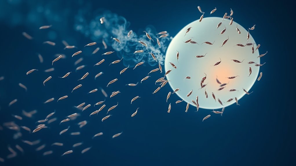 sperm respond to chemical cues