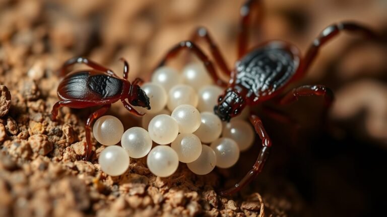 ticks lay many eggs