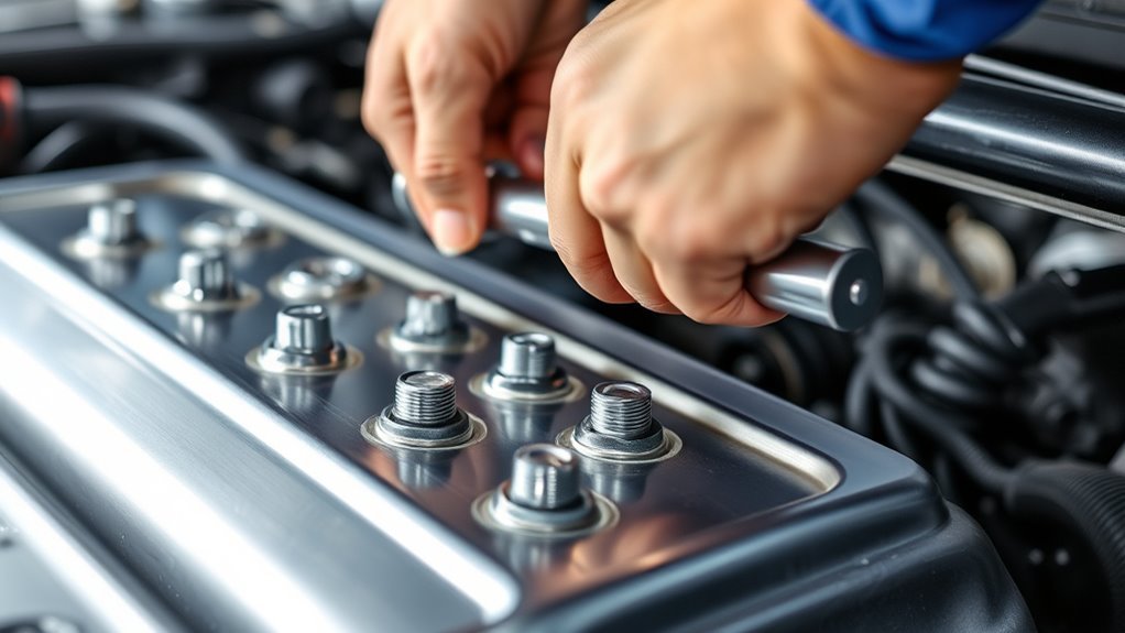 tighten bolts before replacing