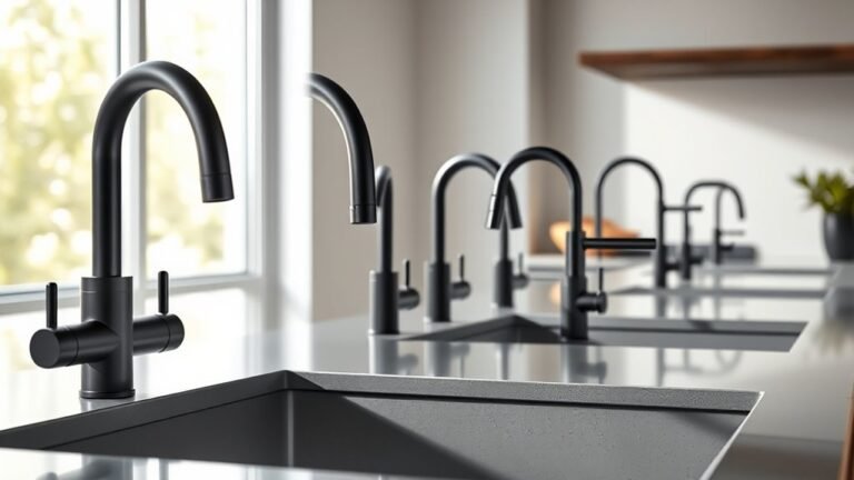 top black kitchen faucets