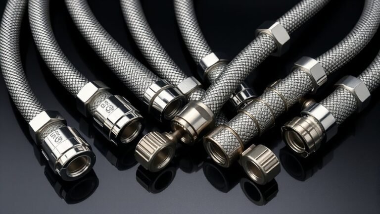 top braided faucet connectors