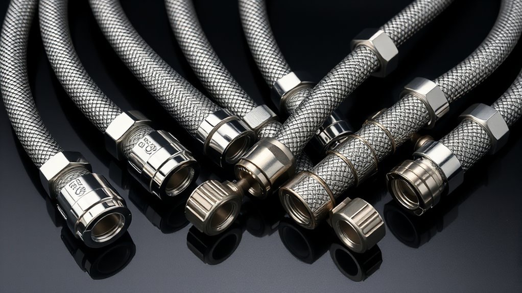 top braided faucet connectors