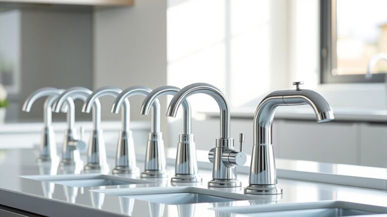 top chrome kitchen faucets