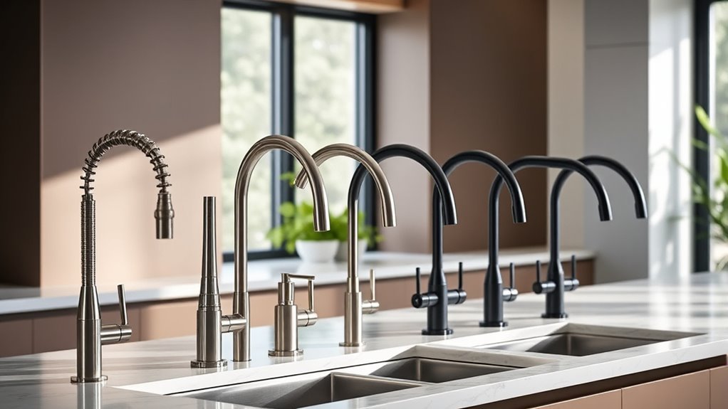 top commercial kitchen faucets