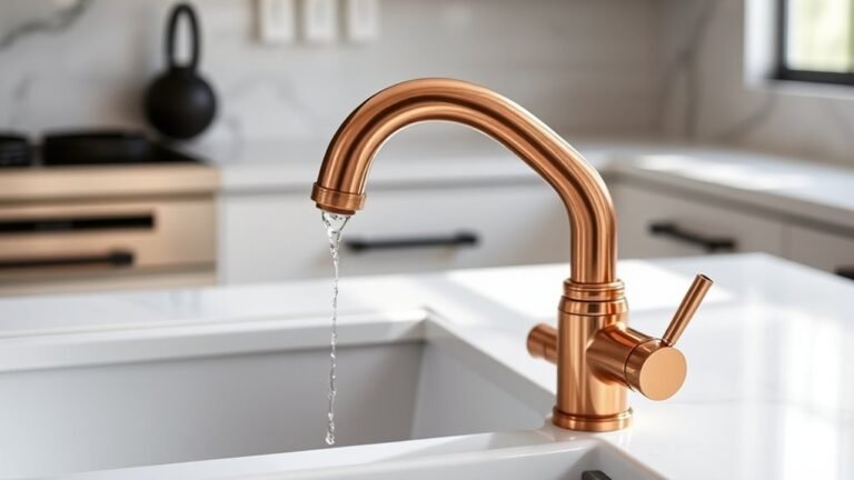 top copper kitchen faucets