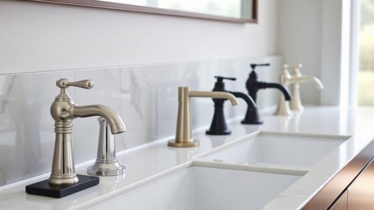 top dual handle bathroom faucets