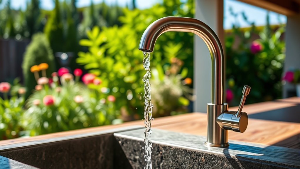 top outdoor kitchen faucets
