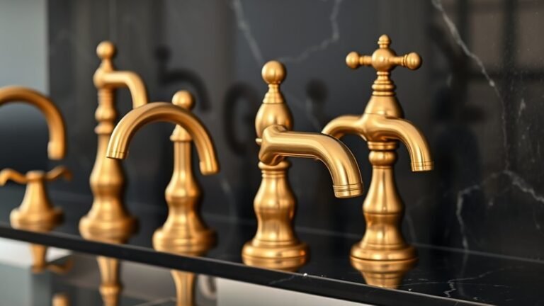 top polished brass faucets