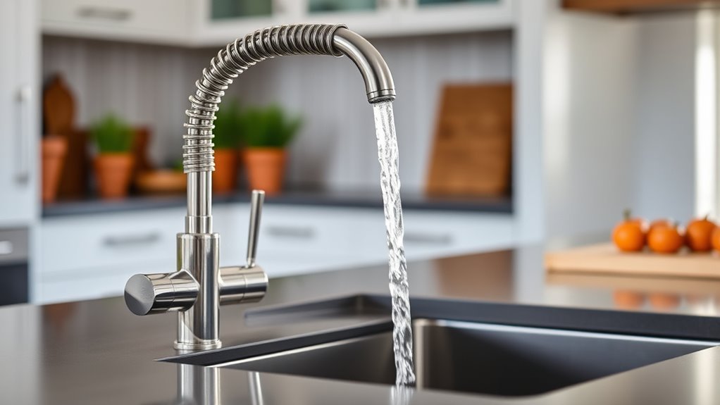 top pull down kitchen faucets