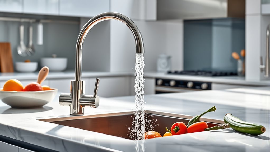top pull out kitchen faucets