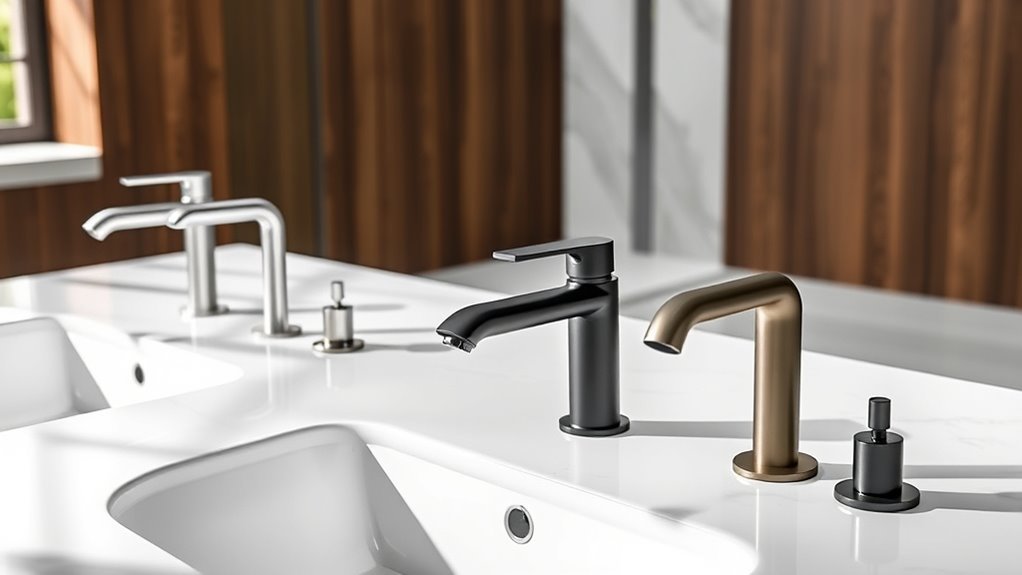 top single handle bathroom faucets