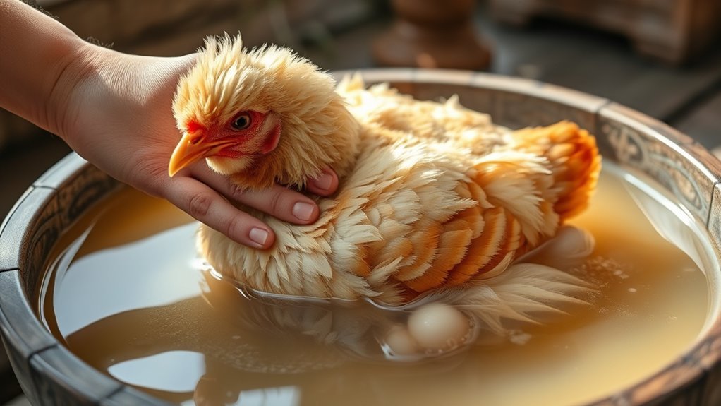 warm soak relaxes muscles
