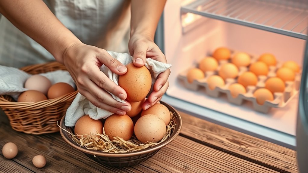wash refrigerate preserve naturally