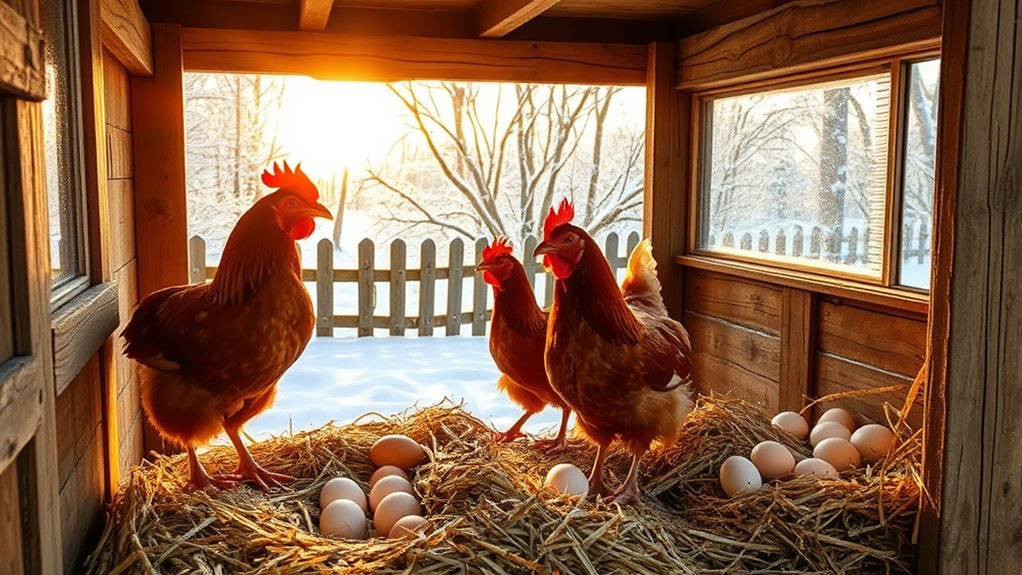 winter egg laying tips