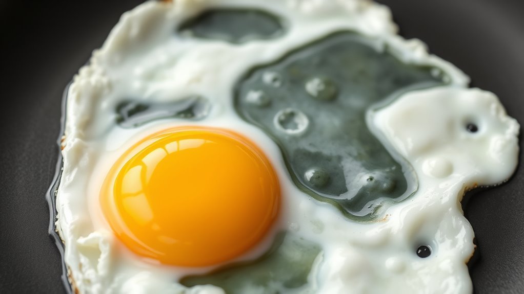 yolk and white proteins