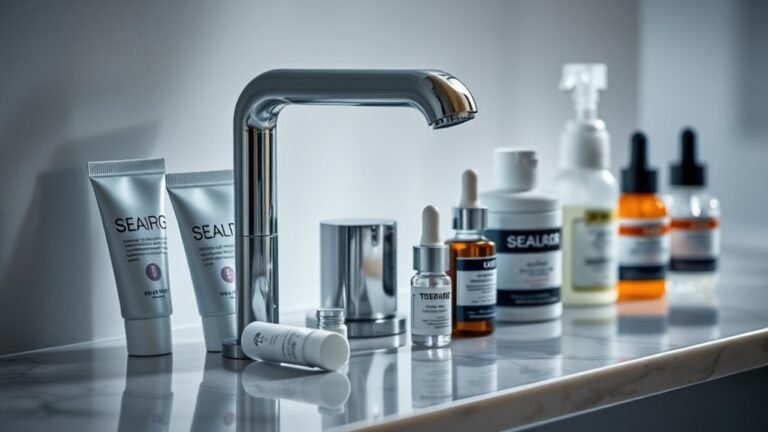 top faucet pin sealants