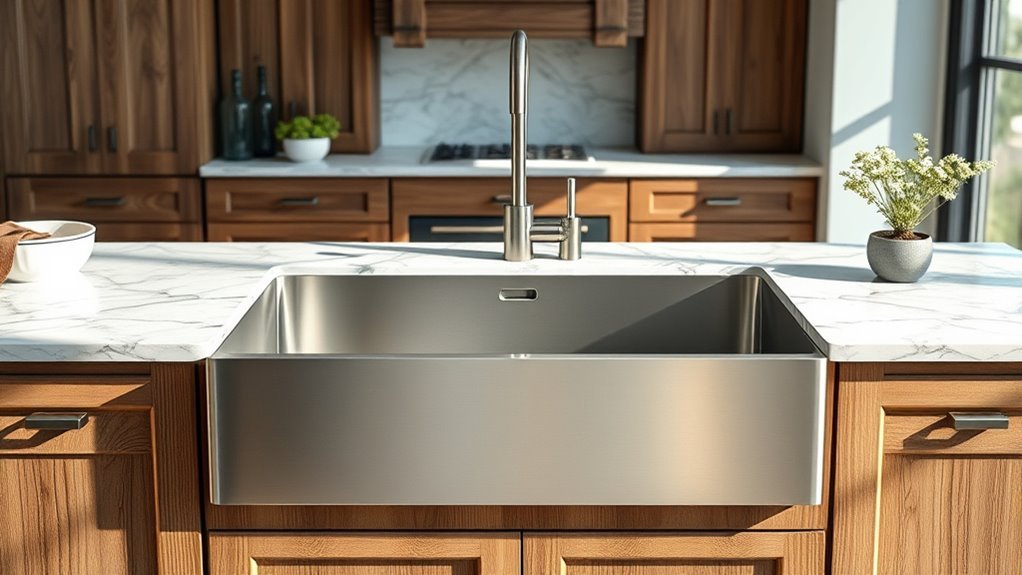 durable apron farmhouse sink