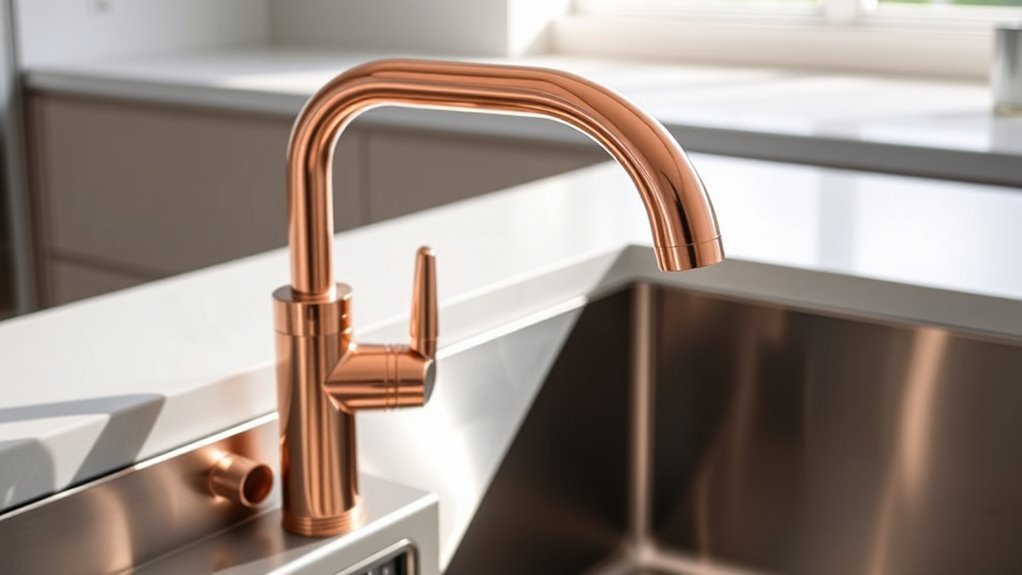 durable efficient versatile copper faucet