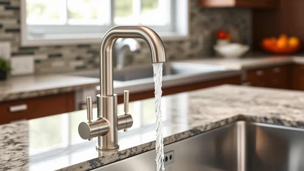 durable separate handle kitchen faucet