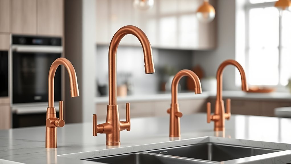 top 13 copper pull down faucets