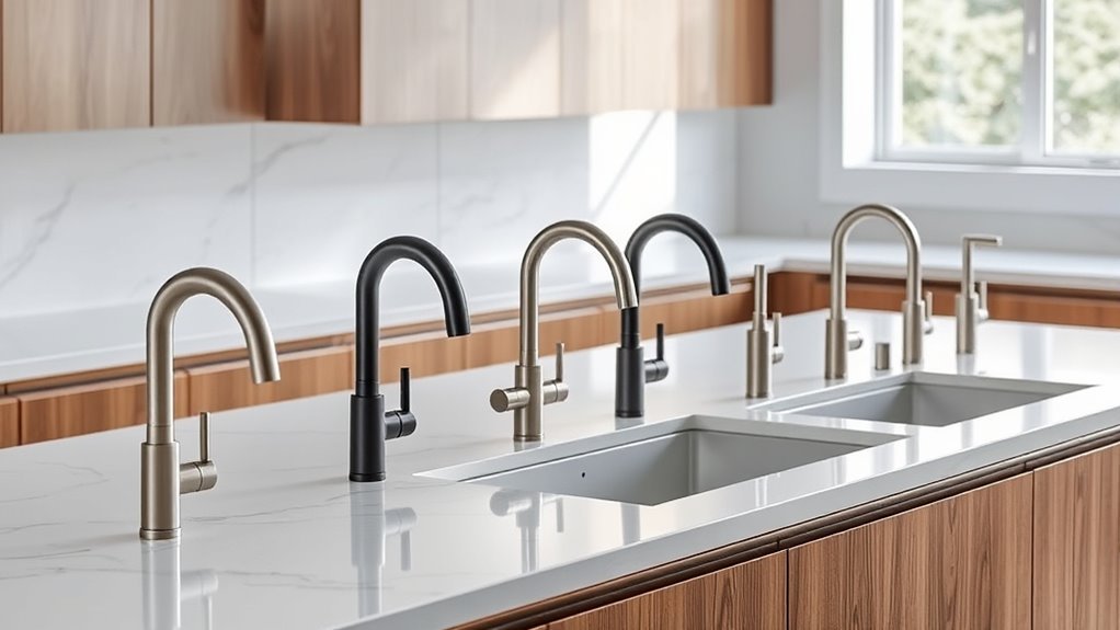 top single lever kitchen faucets